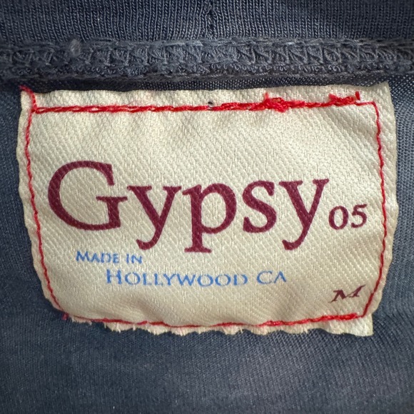 Gypsy 05 Tie Dye Modal Silk Open Front Cardigan Duster M Made in USA - Picture 5 of 7